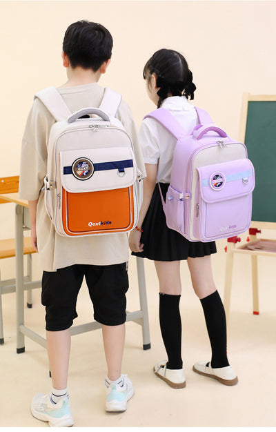 Mochila Escolar Niña Ergonómica Estilo Británico - Protección de Columna Vertebral - Image 32