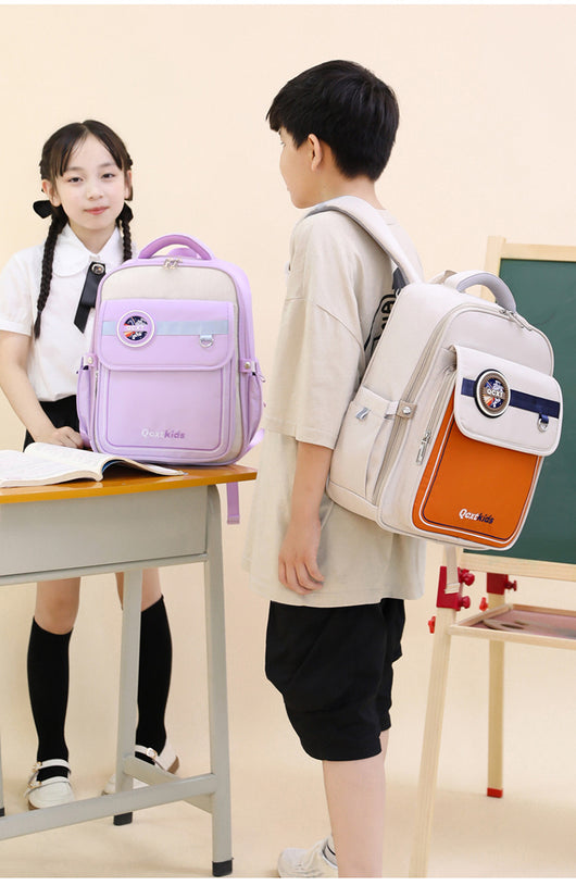 Mochila Escolar Niña Ergonómica Estilo Británico - Protección de Columna Vertebral - Image 36