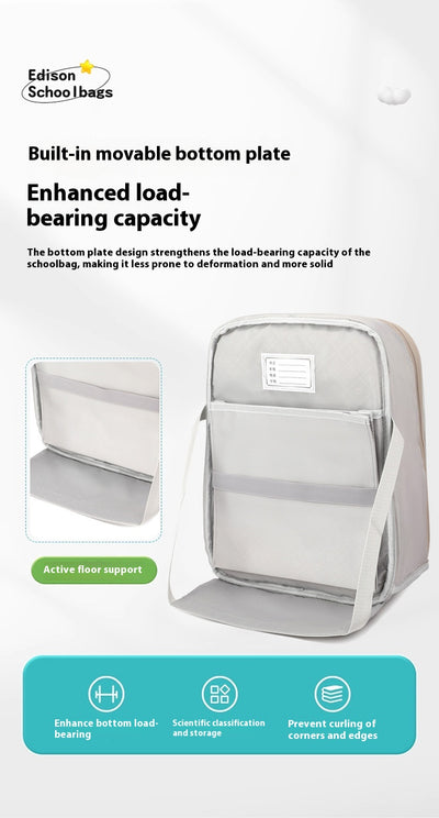 Mochila Escolar Niña Ergonómica Estilo Británico - Protección de Columna Vertebral - Image 42