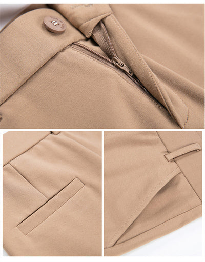 Pantalones Acampanados de Cintura Alta Elásticos para Mujer - Image 14