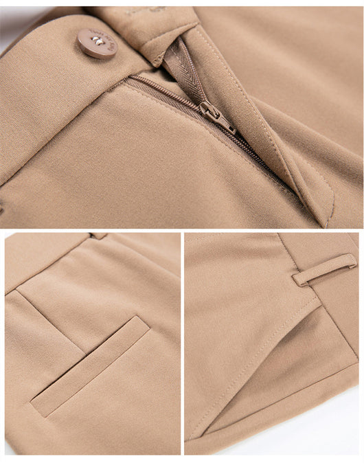 Pantalones Acampanados de Cintura Alta Elásticos para Mujer - Image 14