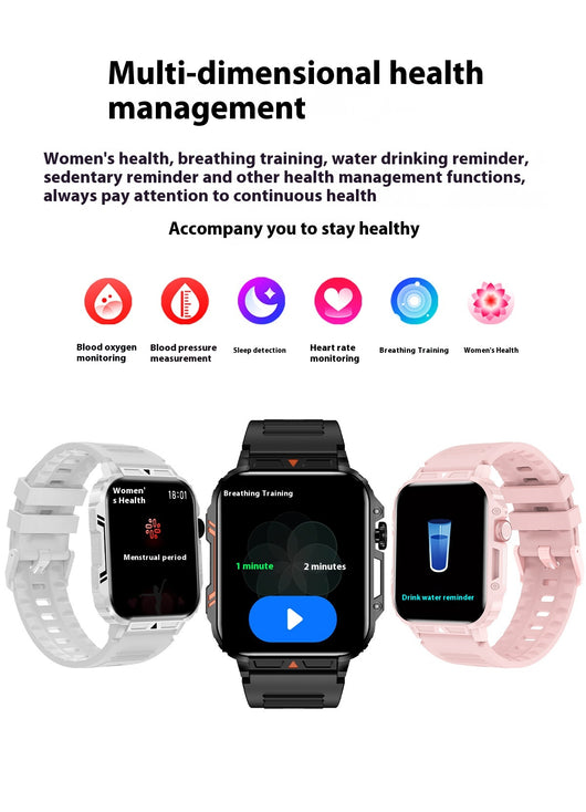Reloj Deportivo Inteligente con Llamadas y Contador de Pasos - Image 45
