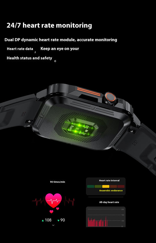 Reloj Deportivo Inteligente con Llamadas y Contador de Pasos - Image 47
