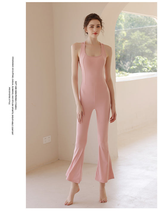Jumpsuit Yoga con Espalda Abierta y Sostén Integrado - Image 11