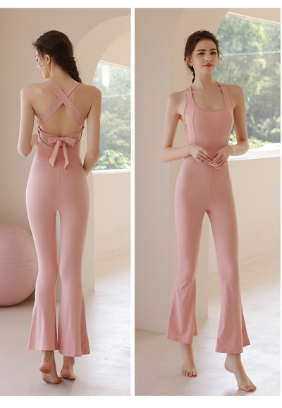 Jumpsuit Yoga con Espalda Abierta y Sostén Integrado - Image 19