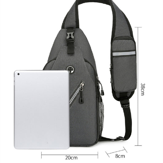 Bolsa Bandolera Multifuncional para Hombre en Lona Resistente - Image 13