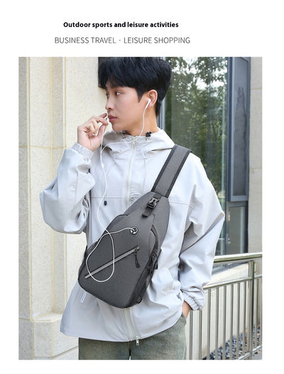 Bolsa Bandolera Multifuncional para Hombre en Lona Resistente - Image 24