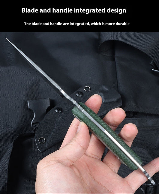 Cuchillo Táctico de Supervivencia Exterior con Hoja Recta - Image 22