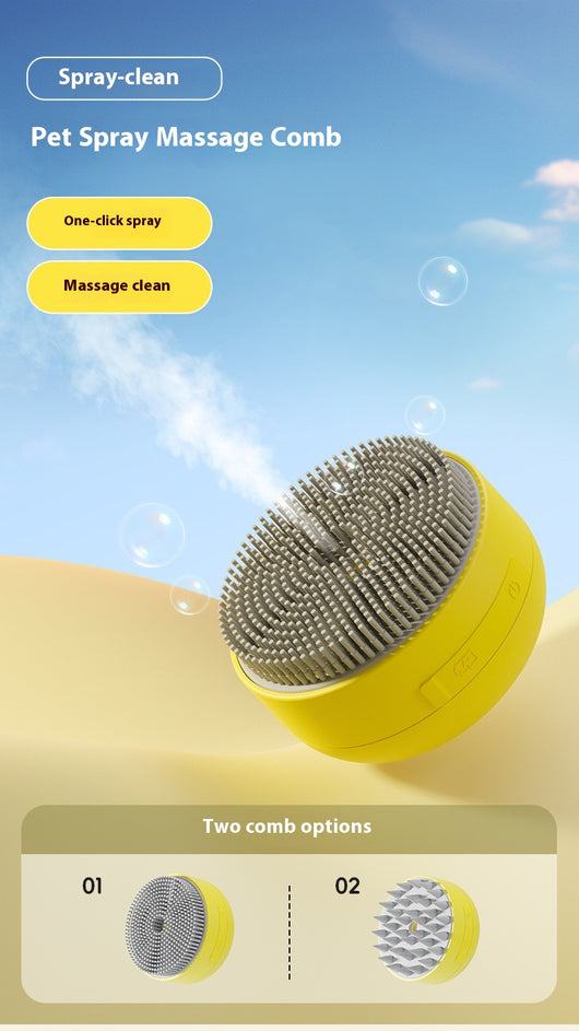 Peine Masajeador Eléctrico con Vaporizador para Perros y Gatos - Image 12