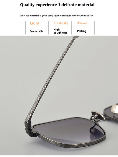 Gafas de Titanio Puro con Diseño Cuadrado Doble Varilla para Miopía Hombre - Image 17