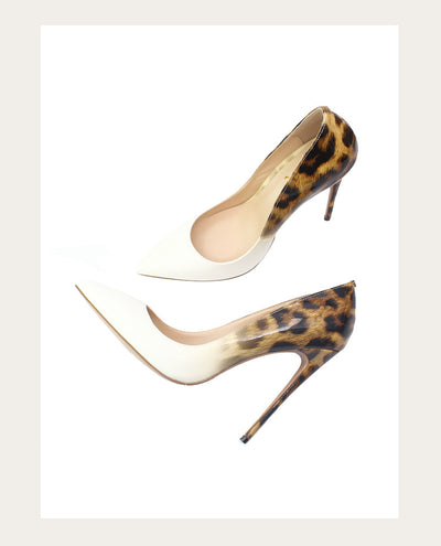 Zapatos de Tacón Alto Punta Afilada con Textura Animal para Mujer - Image 31