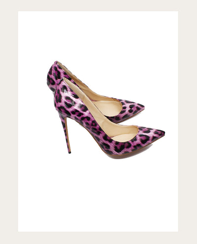 Zapatos de Tacón Alto Punta Afilada con Textura Animal para Mujer - Image 38