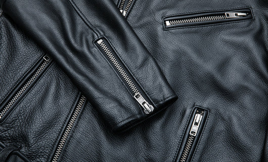 Chaqueta de Cuero Genuino para Motociclista - Image 9
