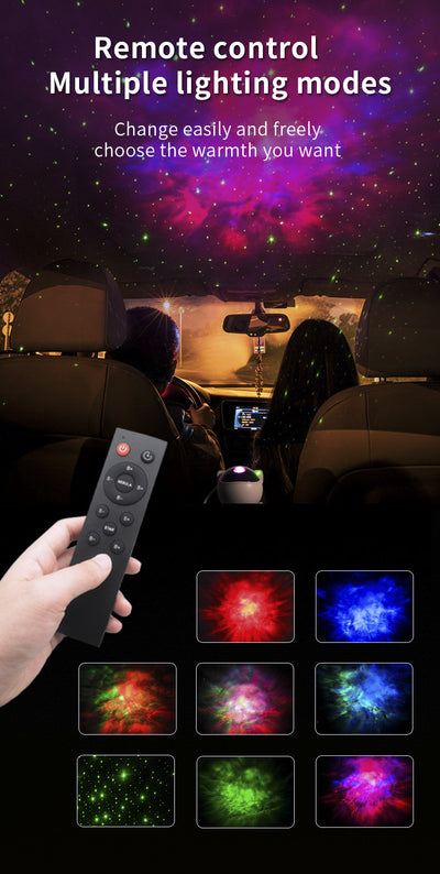 Proyector de Galaxia USB - Lámpara Nocturna Atmosférica con Cielo Estrellado - Image 24