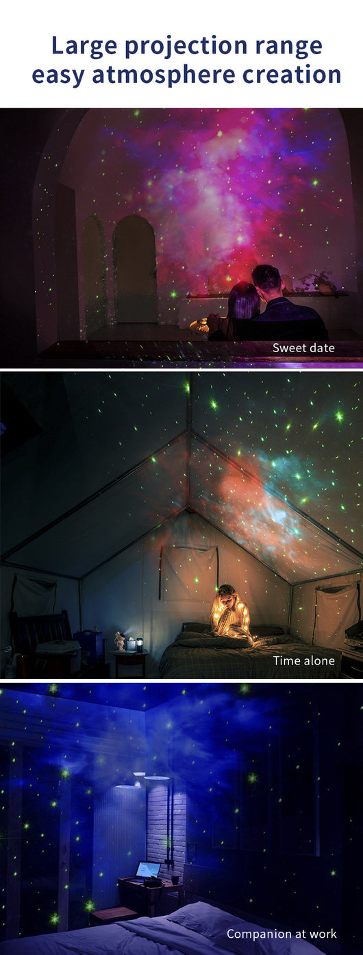 Proyector de Galaxia USB - Lámpara Nocturna Atmosférica con Cielo Estrellado - Image 25