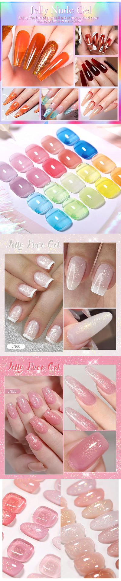 Esmalte de Uñas UV Transparente - 50 Colores Profesionales - Image 81