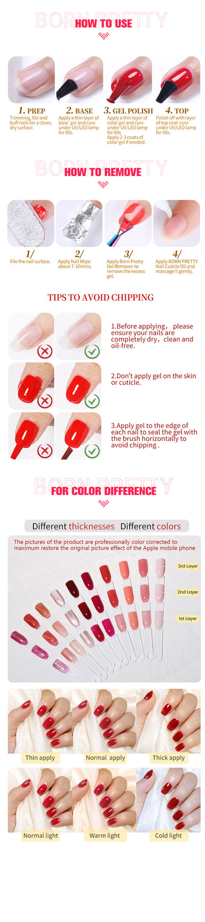 Esmalte de Uñas UV Transparente - 50 Colores Profesionales - Image 82