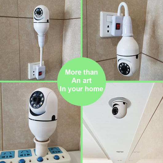 Cámara WiFi 1080P en Bombilla E27 con Zoom 4X y Alarma Inteligente - Image 23