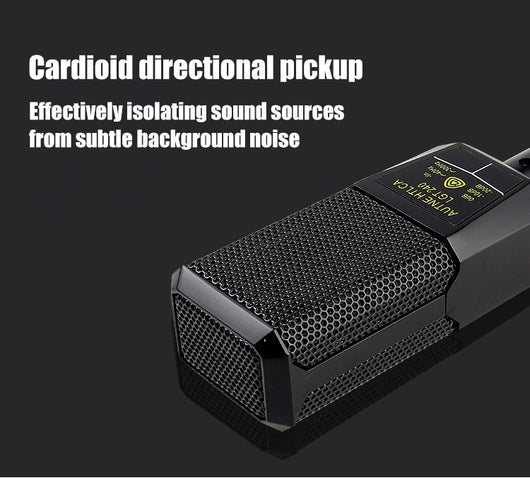 Kit Profesional de Micrófono Condensador con Tarjeta de Sonido - Image 29