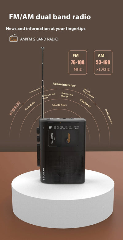 Walkman Portátil 6501 con Grabadora, Reproductor y Radio FM - Image 18