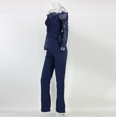 Jumpsuit Mariposa con Encaje y Parches - Cuello Italiano - Image 11