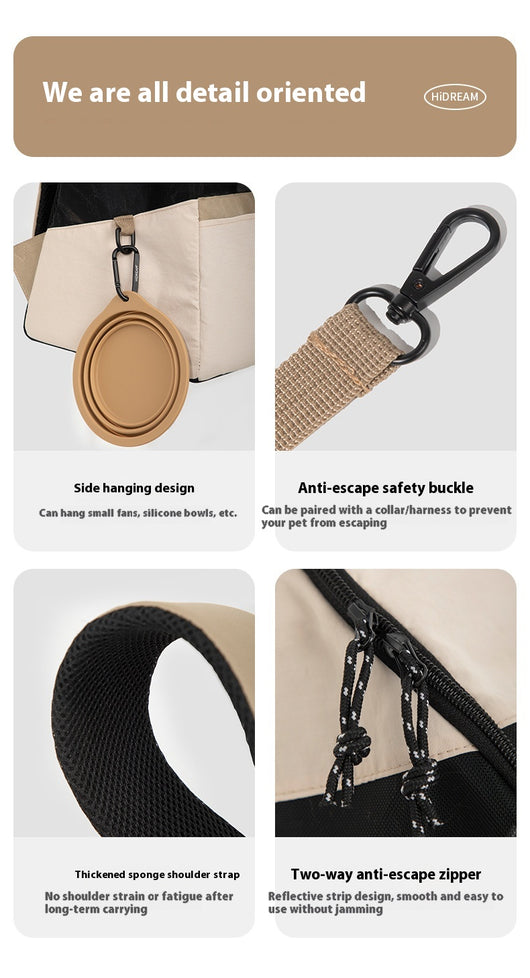 Mochila Transportadora para Mascotas Transpirable de Cuatro Estaciones - Image 32