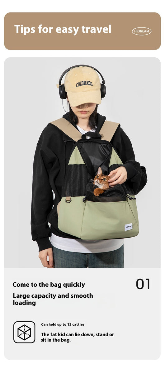 Mochila Transportadora para Mascotas Transpirable de Cuatro Estaciones - Image 40