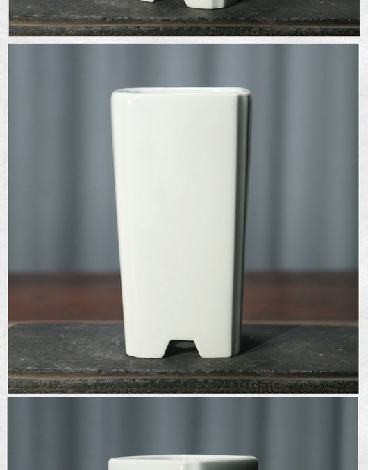 Maceta de Cerámica Orquídea Púrpura con Diseño Artesanal de Flores y Pájaros - Image 27