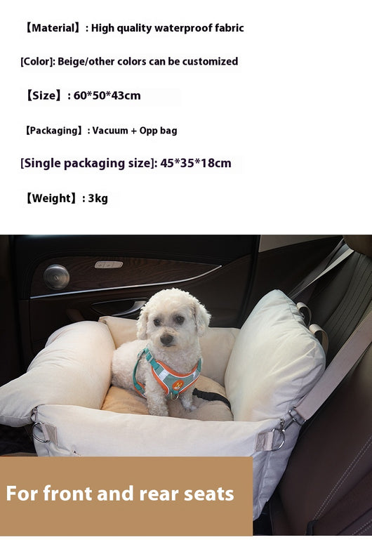 Cama de Seguridad para Perros en Asiento Delantero de Auto - Image 7