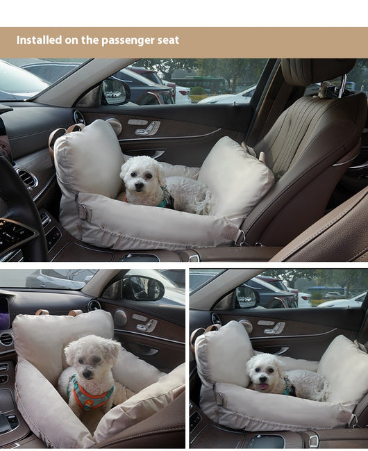 Cama de Seguridad para Perros en Asiento Delantero de Auto - Image 9