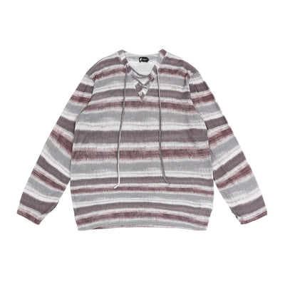Camiseta Básica Rayada Tejida para Hombre y Mujer - Image 26