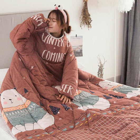 Edredón Cómodo con Mangas para Invierno - Image 39