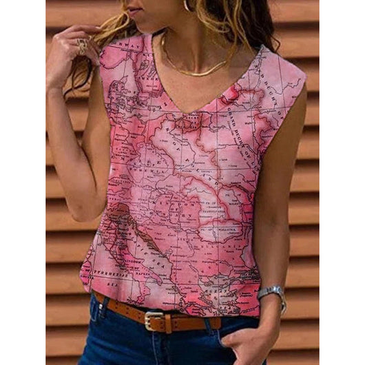 Camiseta Mujer Estampado Mapa Viajera - Image 13