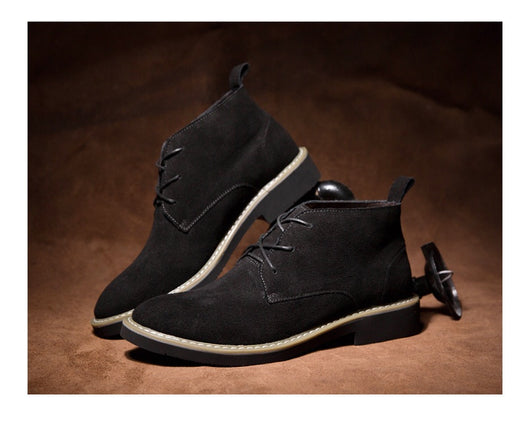 Botas Martin de Cuero Elevadoras para Hombre - Caña Media con Gamuza - Image 7