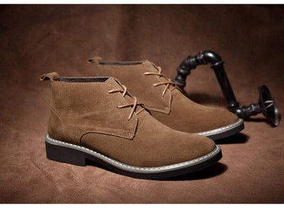 Botas Martin de Cuero Elevadoras para Hombre - Caña Media con Gamuza - Image 9