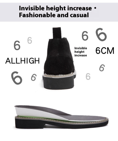 Botas Martin de Cuero Elevadoras para Hombre - Caña Media con Gamuza - Image 15