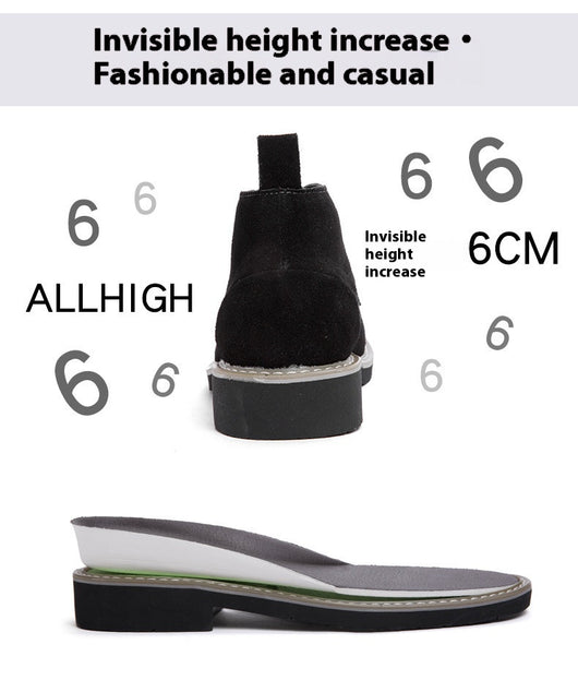 Botas Martin de Cuero Elevadoras para Hombre - Caña Media con Gamuza - Image 15