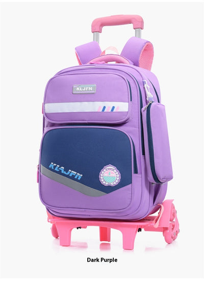 Mochila Escolar con Ruedas y Carrito Portátil Desmontable - Image 33