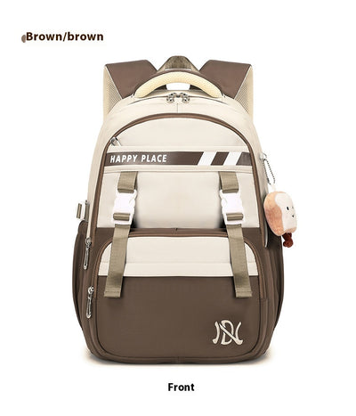 Mochila Escolar Preppy Minimalista Resistente a Manchas - Image 26