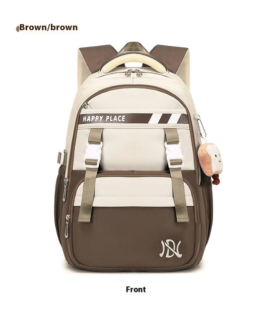 Mochila Escolar Preppy Minimalista Resistente a Manchas - Image 26