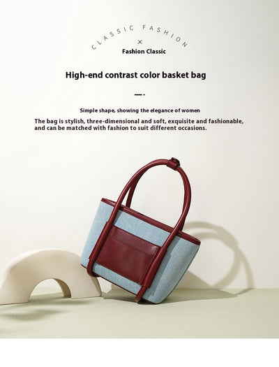 Bolsa Bandolera de Cuero y Denim - Diseño Artesanal de Dos Texturas - Image 26