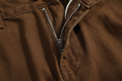 Pantalones Vaqueros Punk Wash Logging para Hombre - Corte Recto Ancho Outdoor - Image 25
