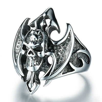 Anillo de Calavera Punk Retro - Joyería de Personalidad Audaz - Image 6
