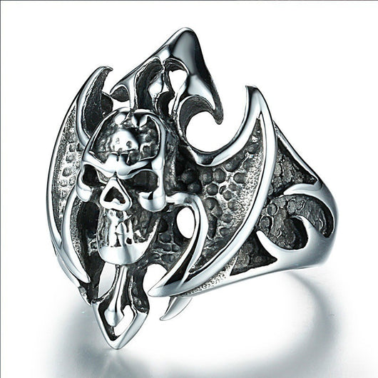 Anillo de Calavera Punk Retro - Joyería de Personalidad Audaz - Image 7