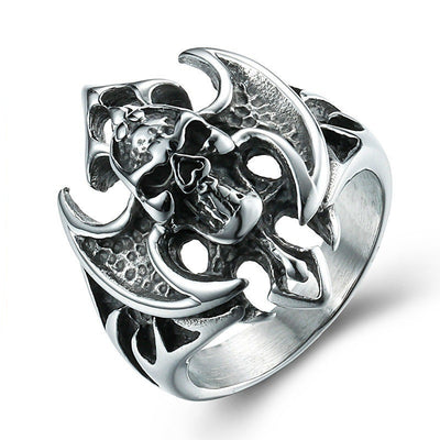 Anillo de Calavera Punk Retro - Joyería de Personalidad Audaz - Image 9