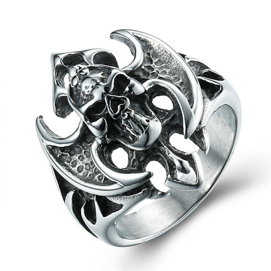 Anillo de Calavera Punk Retro - Joyería de Personalidad Audaz - Image 9
