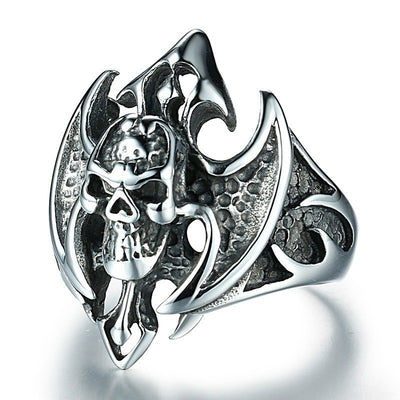 Anillo de Calavera Punk Retro - Joyería de Personalidad Audaz - Image 10