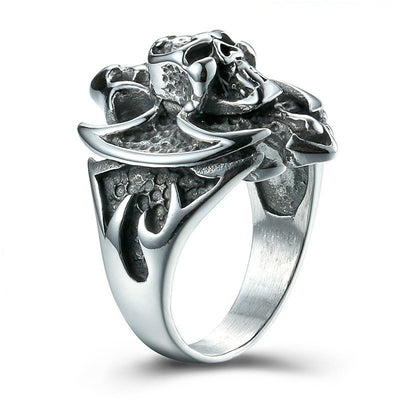 Anillo de Calavera Punk Retro - Joyería de Personalidad Audaz - Image 11