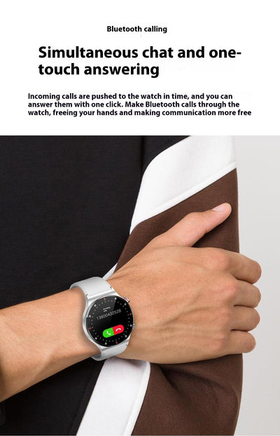 Reloj Inteligente con Banda de Silicona para Hombre - Estilo Casual - Image 5