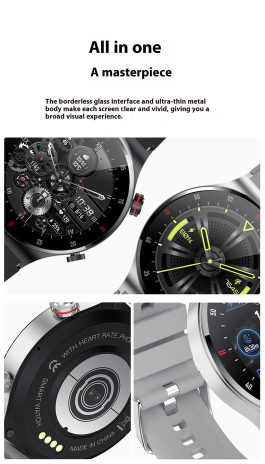 Reloj Inteligente con Banda de Silicona para Hombre - Estilo Casual - Image 6